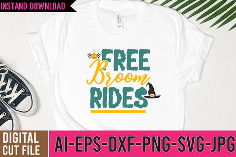 Free Broom Rides SVG Design ,Free Broom Rides SVG Cut File SVG BlackCatsMedia 