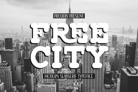 Free City - Vintage Slab Serif Font Font Masyafi Studio 