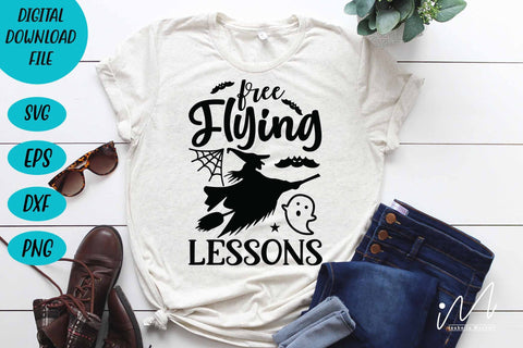 Free flying lessons svg, Halloween svg, Batty t shirt svg, SVG Isabella Machell 