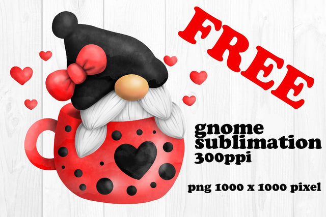 FREE gnome sublimation SVG dadan_pm 