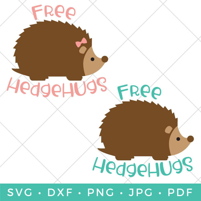 Free Hedgehugs Hedgehog Bundle SVG Hey Let's Make Stuff 