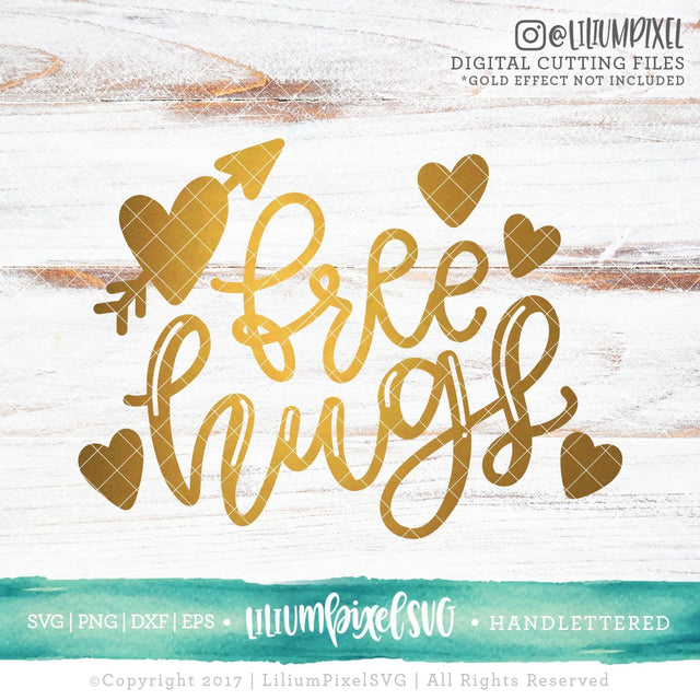 Free Hugs - Heart with Arrow SVG Lilium Pixel SVG 