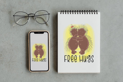 Free Hugs Valentines Sublimation Sublimation Jagonath Roy 