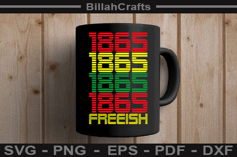 Free-ish 1865 Juneteenth SVG File SVG BillahCrafts 