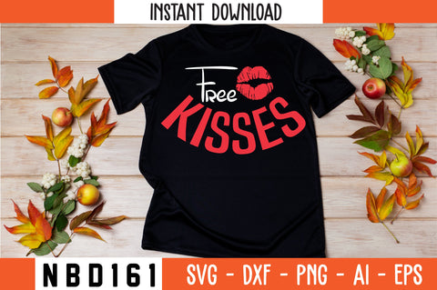 free kisses Svg Design SVG Nbd161 