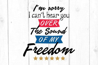Free Sound Of My Freedom Svg SVG cricutfilesmg 