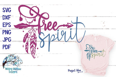 Free Spirit Boho SVG Cut File SVG Wispy Willow Designs 