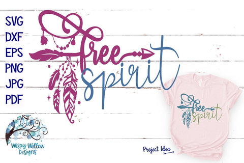 Free Spirit Boho SVG Cut File SVG Wispy Willow Designs 