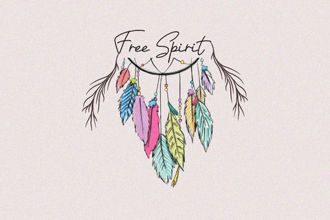 Free Spirit Dream Catcher Sublimation Sublimation Rupkotha 