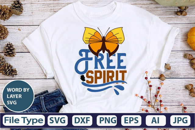 Free Spirit SVG Cut File SVG DesignPlante 503 