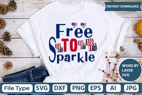 Free to Sparkle Svg Cut File SVG DesignPlante 503 