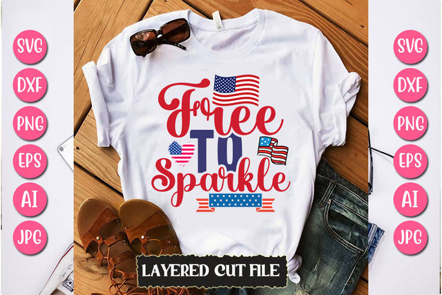 Free To Sparkle SVG Cut File SVG Newmockups 