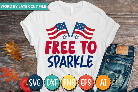 Free to Sparkle SVG Cut File SVGs quotes-and-sayings food-drink mini-bundles print-cut on-sale Clipart Clip Art Sublimation or Vinyl Shirt Design SVG DesignPlante 503 