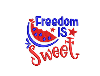 Freedom Embroidery Design, 3 sizes, Instant Download Embroidery/Applique DESIGNS Nino Nadaraia 