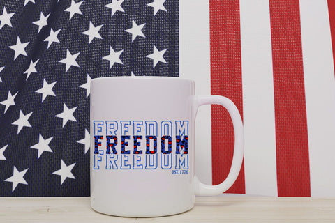 Freedom Est 1776 Sublimation Sublimation QueenBrat Digital Designs 