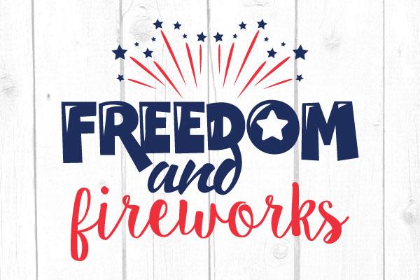 Freedom & Fireworks Svg SVG cricutfilesmg 