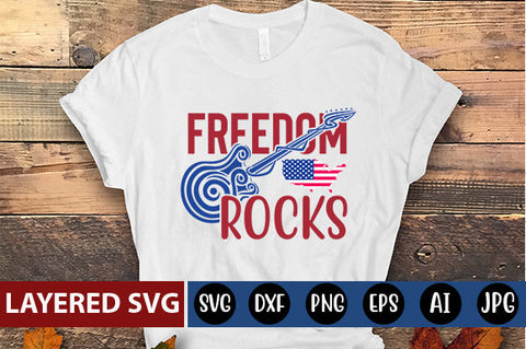 Freedom Rocks SVG cute file SVG Blessedprint 
