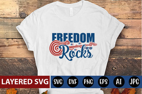 Freedom Rocks SVG cute file SVG Blessedprint 