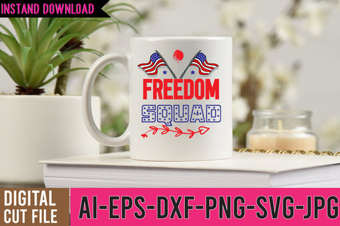 Freedom Squad SVG Design ,Freedom Squad SVG Cut File SVG BlackCatsMedia 