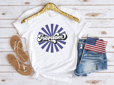 Freedom SVG, July 4th SVG, Retro Sign Svg, Png Dxf SVG TonisArtStudio 