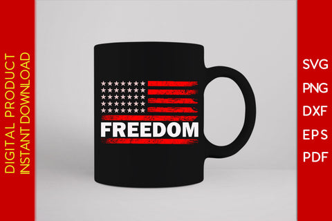 Freedom USA Flag Patriot SVG PNG PDF Cut File SVG Creativedesigntee 