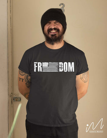 Freedom USA flag t shirt svg SVG Isabella Machell 