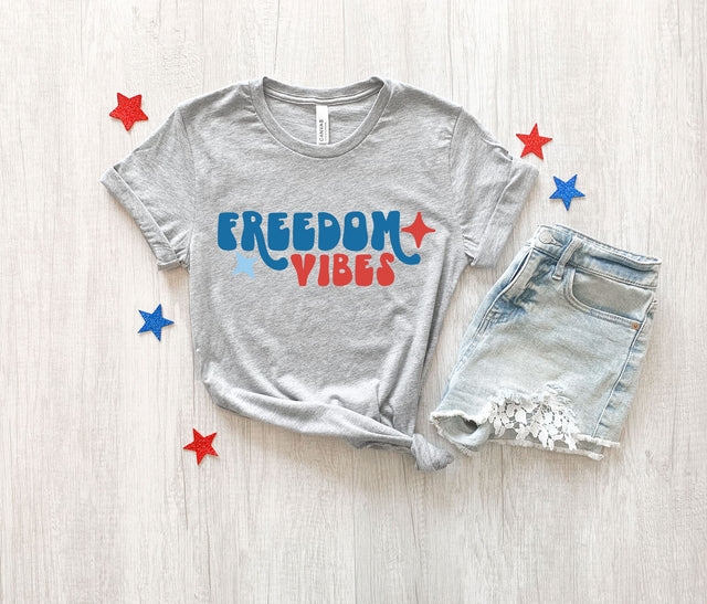 Freedom Vibes SVG | Freedom | American SVG | Patriotic Designs | Patriotic SVG | 4th of July | PNG | DXF SVG Toteally SVG 
