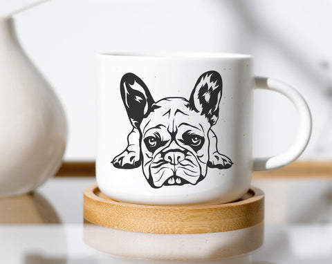 French bulldog #2 svg, Frenchie svg, Dog svg, svg files for cricut, png SVG Pretty Meerkat 