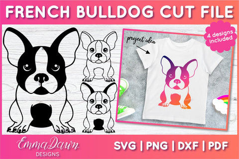 French Bulldog SVG Bundle SVG Emma Dawn Designs 