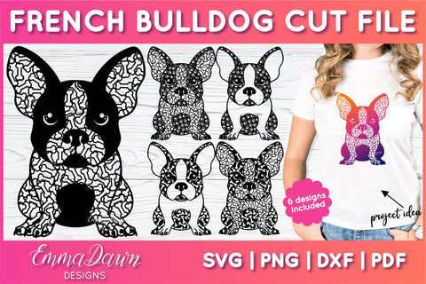 French Bulldog SVG Bundle SVG Emma Dawn Designs 