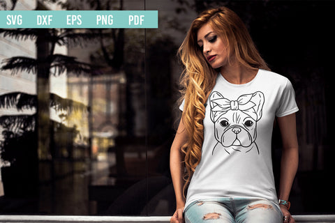 French Bulldog SVG | Dog Bandana SVG | Hand Drawn Dog SVG Irina Ostapenko 
