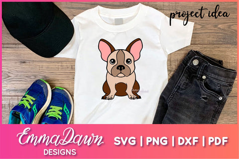 French Bulldog SVG | Dog Cut File SVG Emma Dawn Designs 