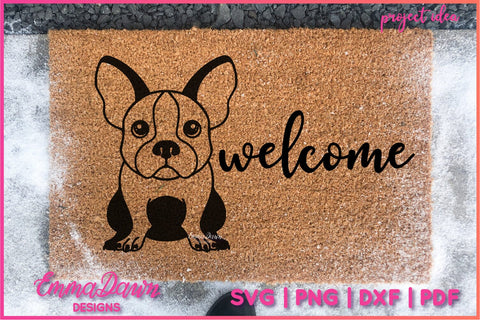 French Bulldog SVG | Dog Cut File SVG Emma Dawn Designs 