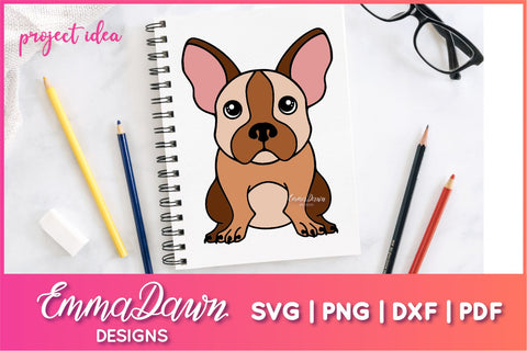 French Bulldog SVG | Dog Cut File SVG Emma Dawn Designs 