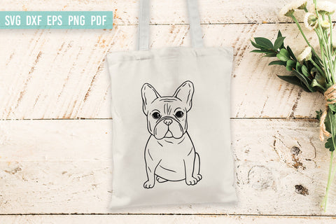 French Bulldog SVG | Hand Drawn Dog SVG Irina Ostapenko 