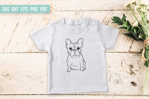 French Bulldog SVG | Hand Drawn Dog SVG Irina Ostapenko 