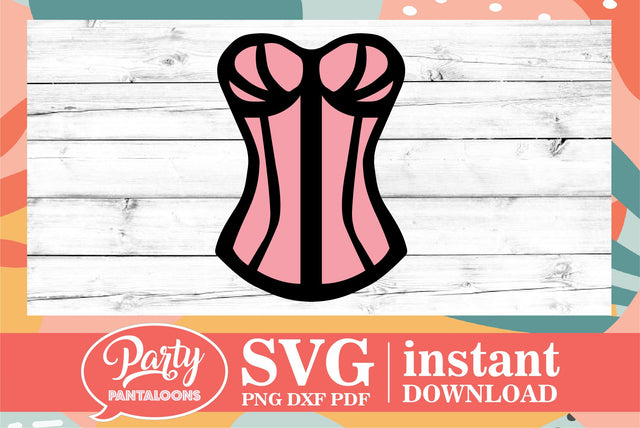 FRENCH CORSET | cute French corset SVG SVG Partypantaloons 