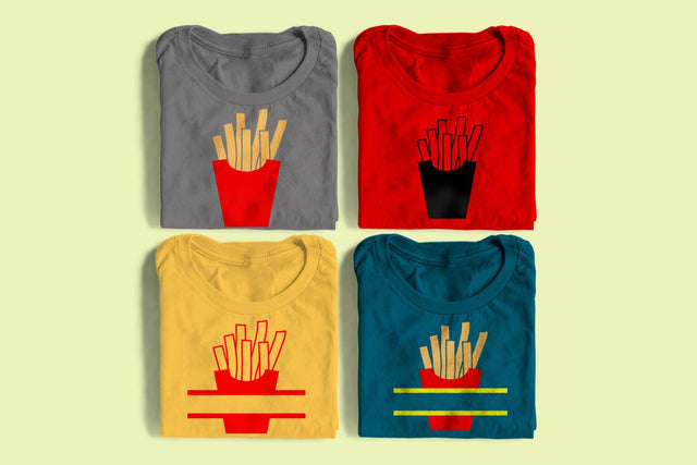 French Fries SVG Designed by Geeks 