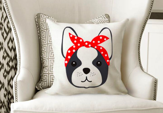 Frenchie with Bandana SVG So Fontsy Design Shop 