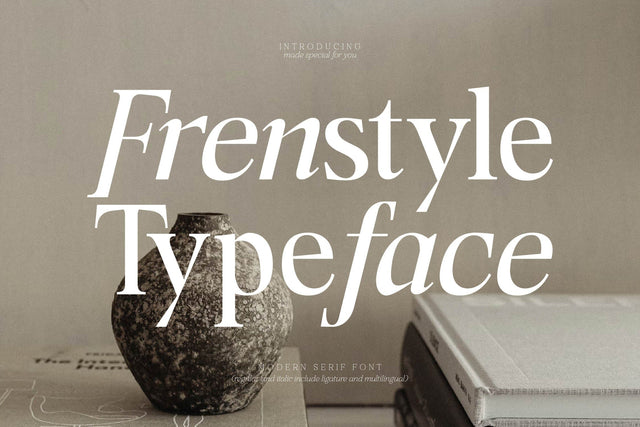 Frenstyle Typeface Font Storytype Studio 