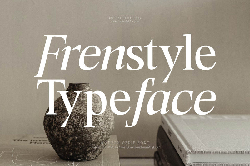 Frenstyle Typeface Font Storytype Studio 
