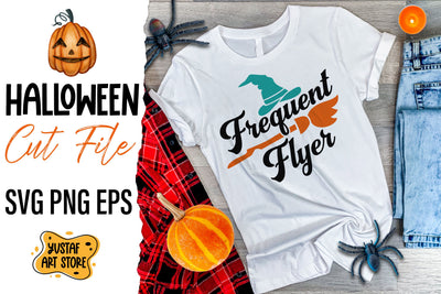 Frequent Flyer Halloween cut files design SVG Yustaf Art Store 