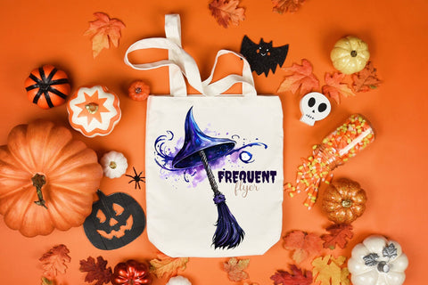 Frequent Flyer, Halloween Sublimation Design Sublimation CraftLabSVG 