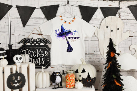 Frequent Flyer, Halloween Sublimation Design Sublimation CraftLabSVG 