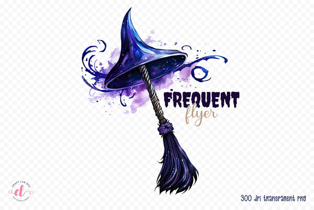 Frequent Flyer, Halloween Sublimation Design Sublimation CraftLabSVG 