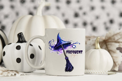 Frequent Flyer, Halloween Sublimation Design Sublimation CraftLabSVG 
