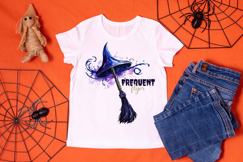 Frequent Flyer, Halloween Sublimation Design Sublimation CraftLabSVG 
