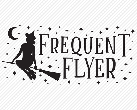 Frequent Flyer | Halloween SVG SVG Texas Southern Cuts 