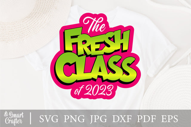 Fresh 2023 class of SVG, class of 2023 SVG, 2023 Junior svg, junior shirt svg, junior year high school shirt cut file, juniors svg, dxf png eps jpg SVG Fauz 