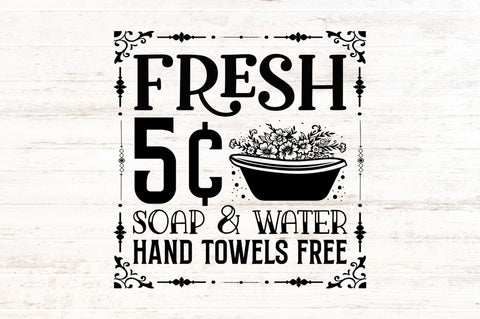 Fresh 5c soap and water hand towels free SVG SVG Regulrcrative 